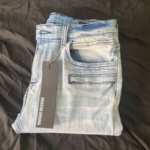 I’m selling rockstar boy dag biker jean- light wash